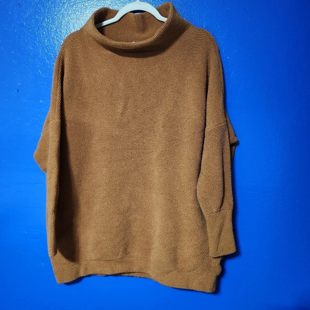 NWOT Free People Womens Ottoman Slouchy Tunic Sienna Oversized Pullover Sz M
